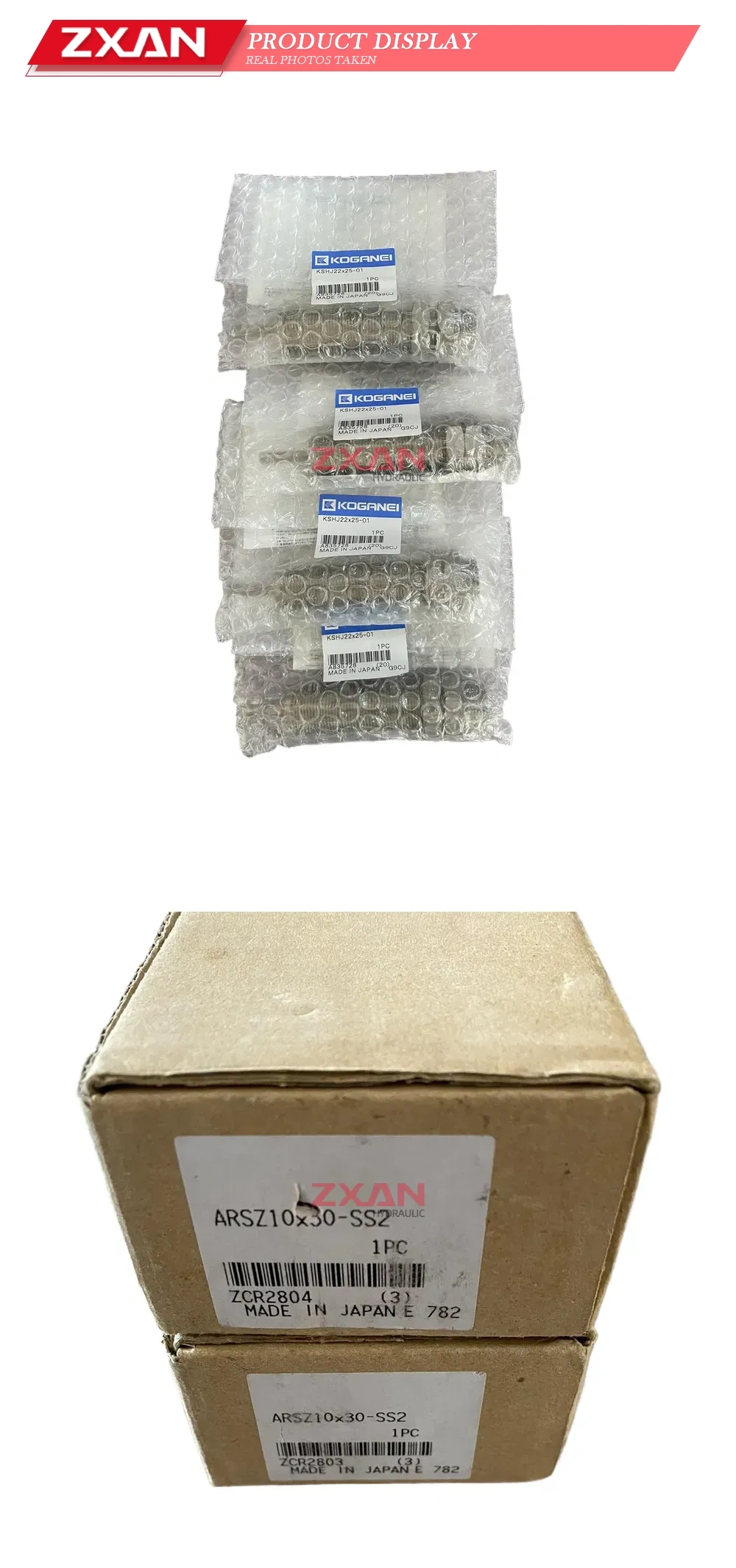 KOGANEI ARSZ10x30-SS2 / KSHJ22x25-01 / PS310 Pneumatic Components (Air Cylinder, Slide Unit, Vacuum Switch) Description