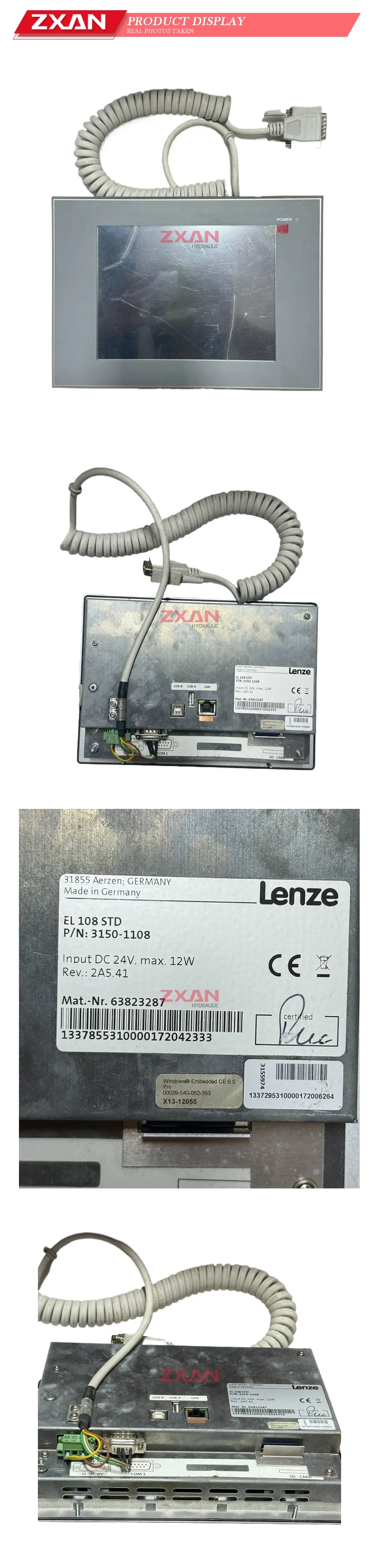 Lenze EL 108 STD Industrial Operator Panel / HMI Description