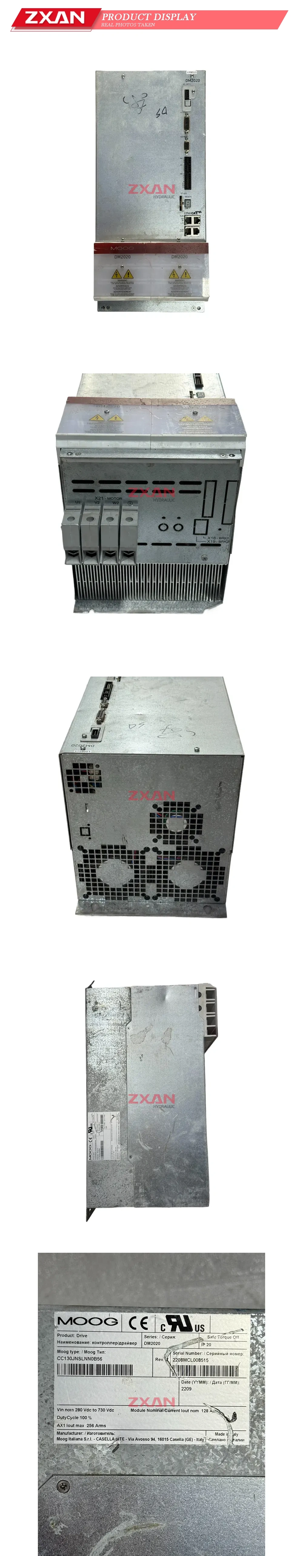 MOOG DM2020 / CC130JNSLNN0B56 Servo Drive Description