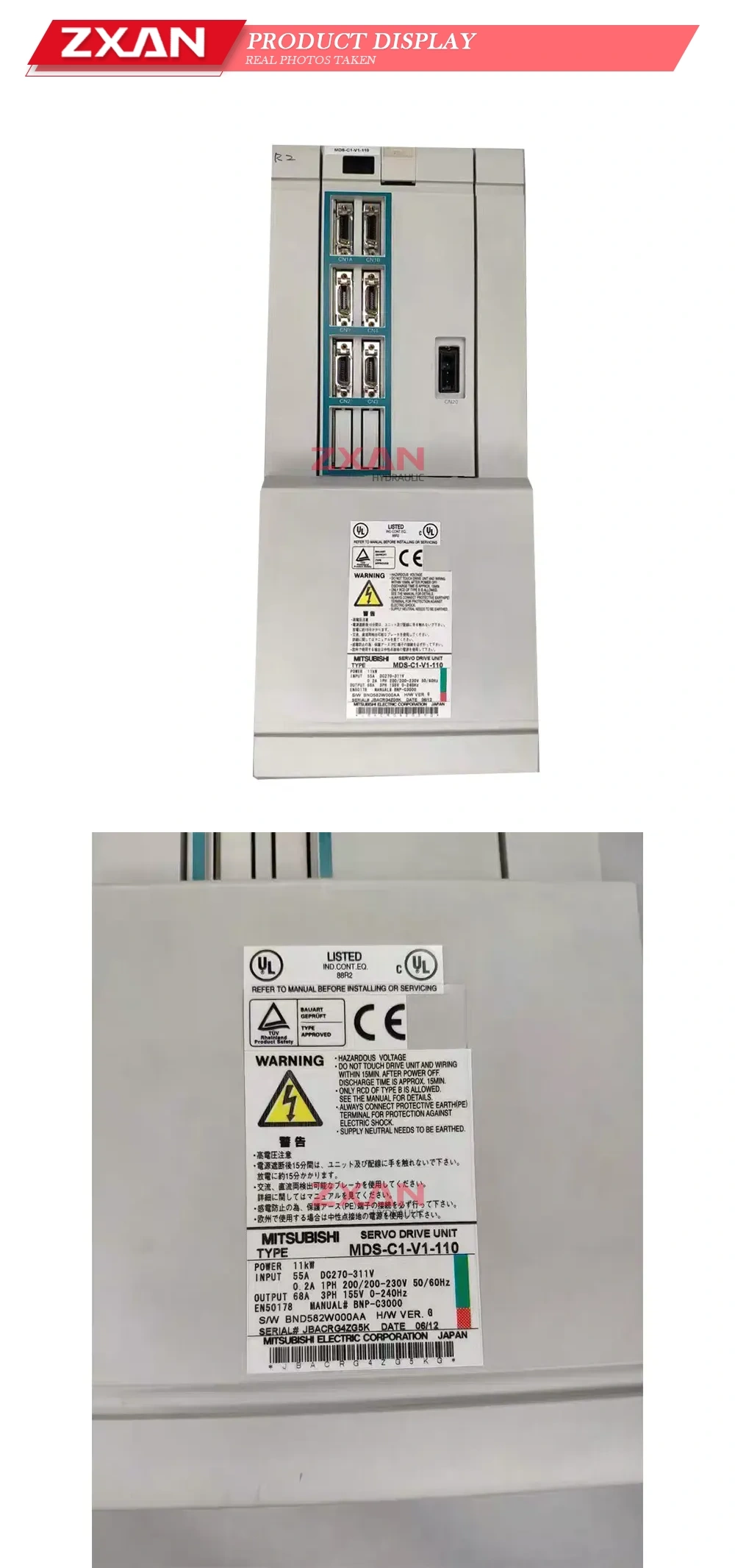Mitsubishi MDS-C1-V1-110 Servo Drive Unit Description