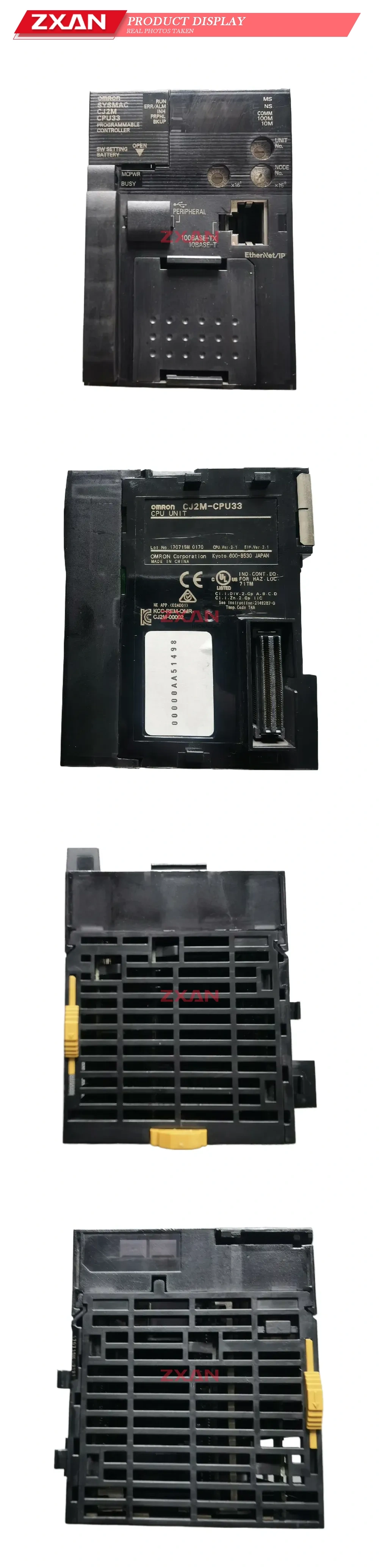 OMRON CJ2M-CPU33 Programmable Controller CPU Unit Description