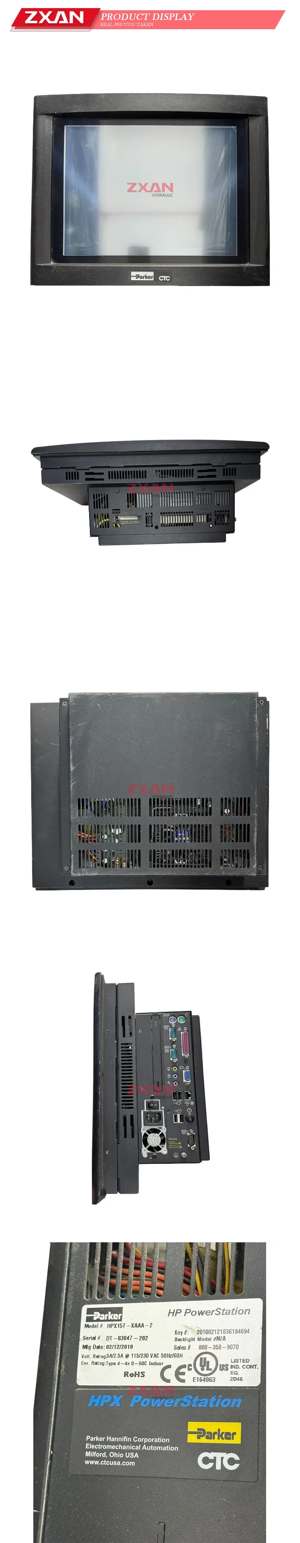 Parker HPX15T-XAAA-2 HPX PowerStation Industrial Panel PC Description