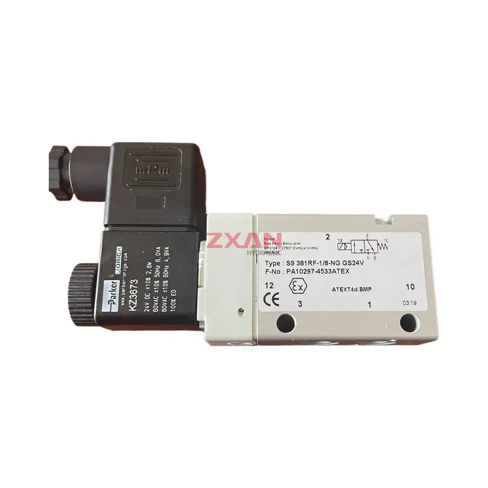 Parker S9 381RF-1-8-NG GS24V Pneumatic Solenoid Valve-img1 Parker S9 381RF-1/8-NG GS24V Pneumatic Solenoid Valve
