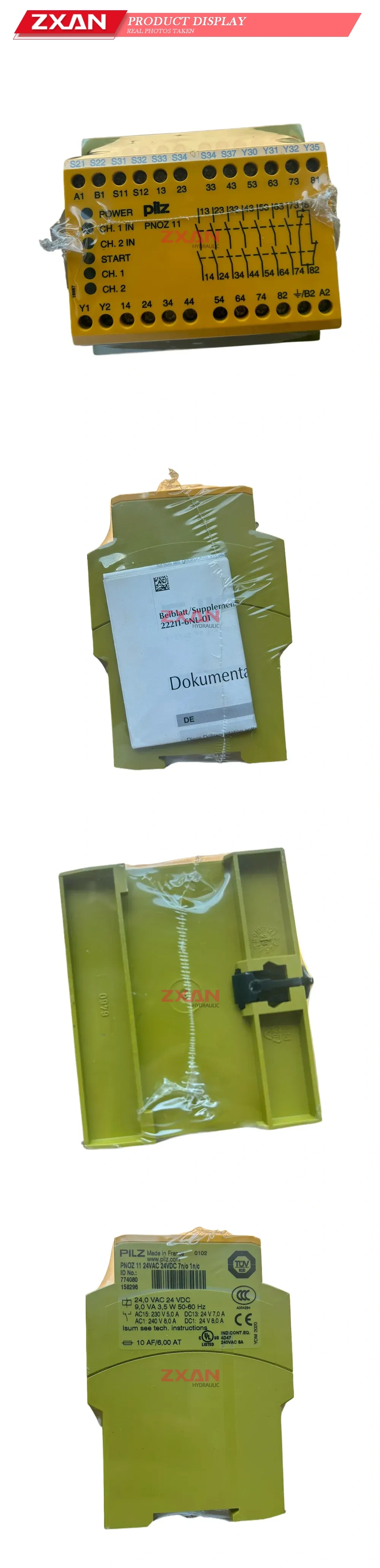 Pilz PNOZ 11 24VAC 24VDC 7n/o 1n/c Safety Relay Description
