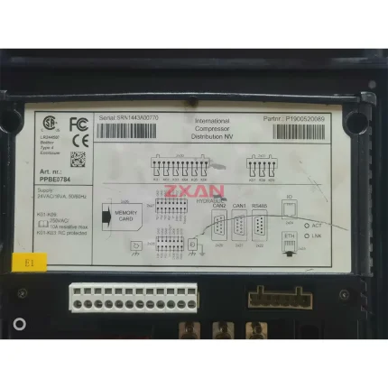 Purelogic PPBE0784 Compressor Controller Panel