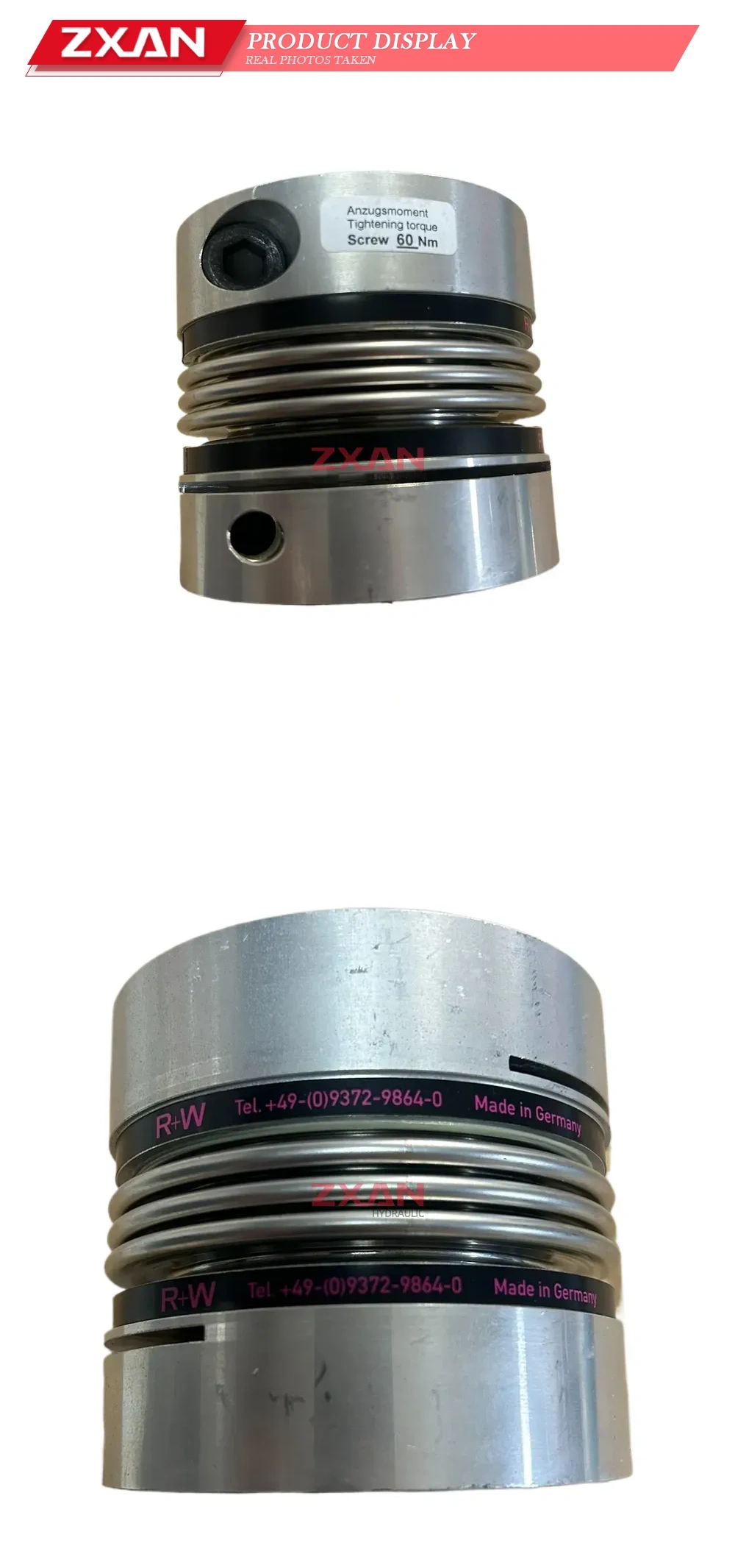 R+W Metal Bellows Coupling Description