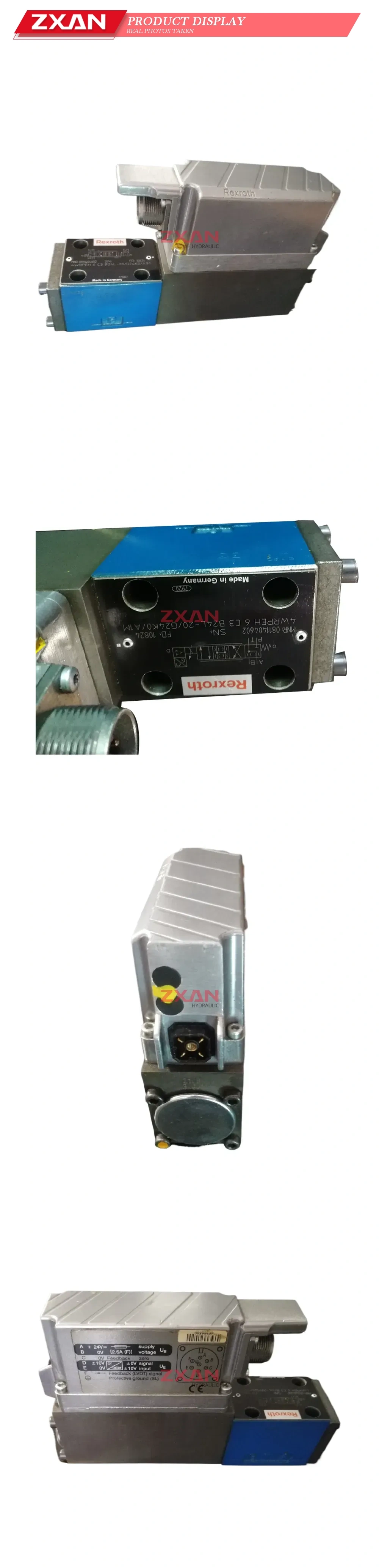 Rexroth 4WRPEH 6 C3 B24L-20/G24K0/A1M Proportional Directional Control Valve Description