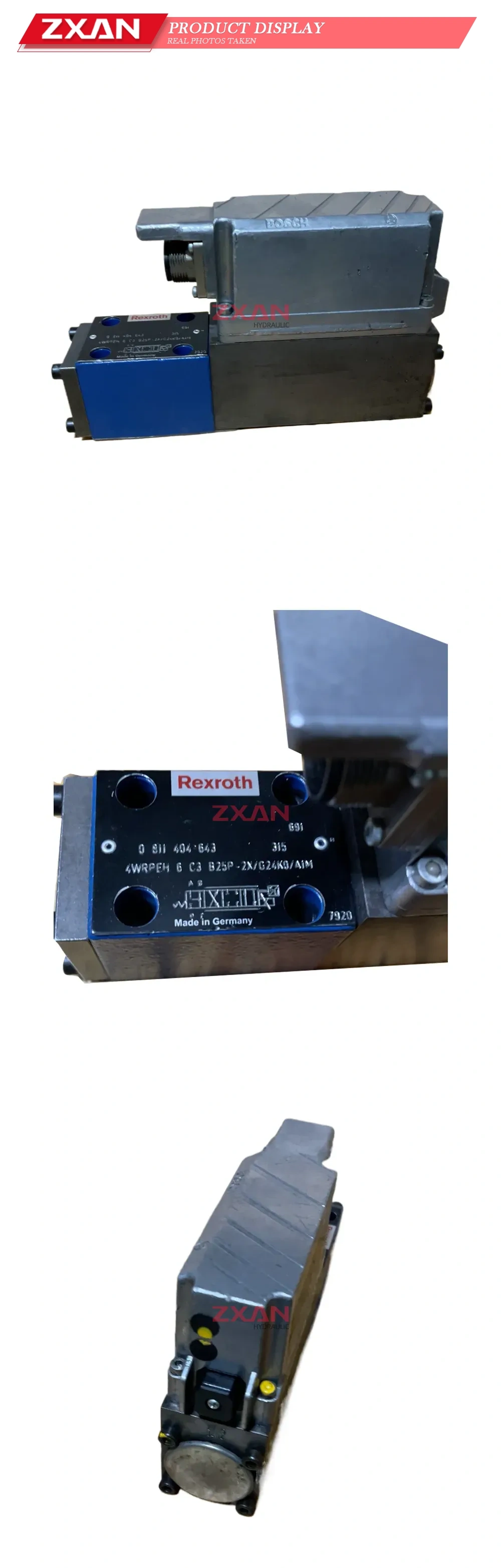 Rexroth 4WRPEH 6 C3 B25P-2X/G24K0/A1M High Response Directional Control Valve Description