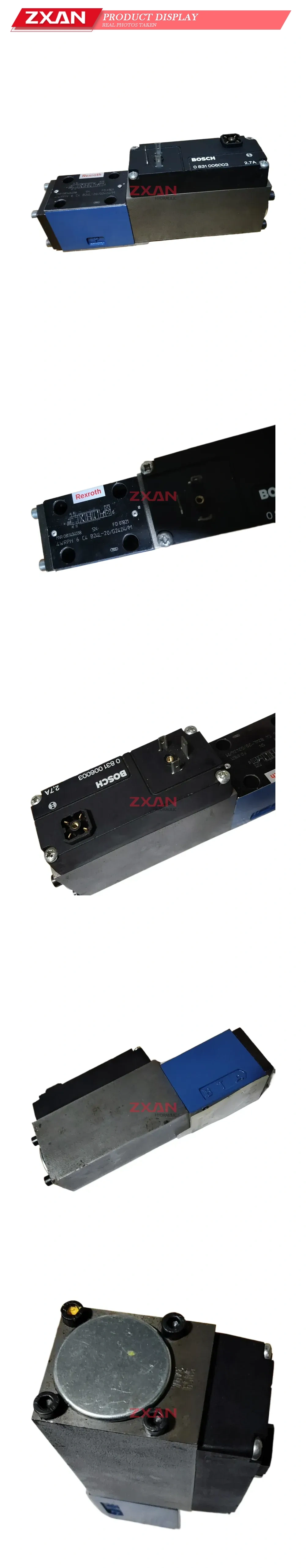 Rexroth 4WRPH 6 C4 B24L-20/G24Z4/M Hydraulic Proportional Directional Control Valve Description