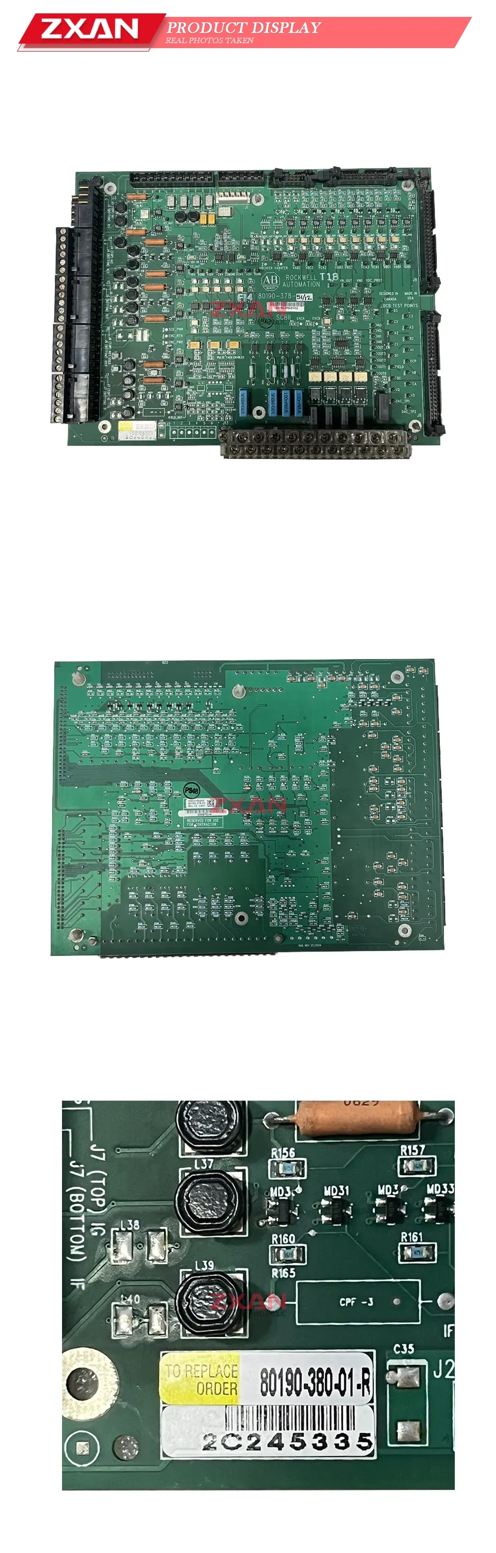 Rockwell Automation 80190-378-51/2 Servo Control Board Description