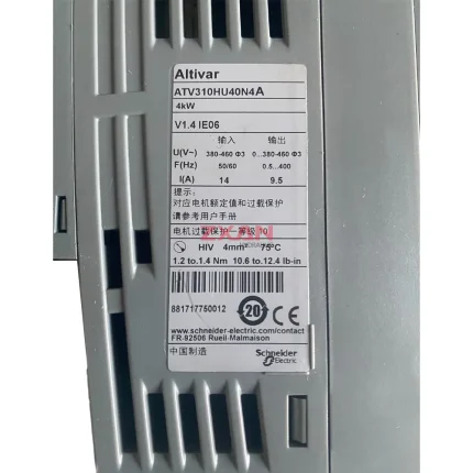 Schneider Electric ATV310HU40N4A Variable Frequency Drive (VFD)