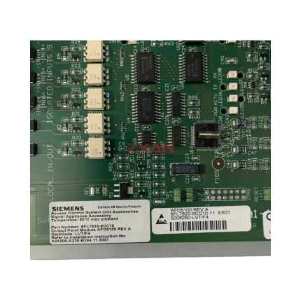 Siemens 6FL7820-8CC10 Access Control Output Point Module