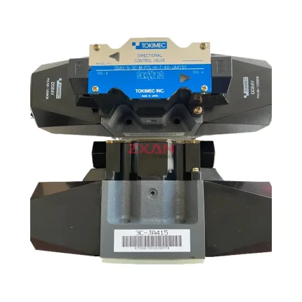 TOKIMEC / TOKYO KEIKI DG4V-5-3C-M-P7I-H-7-40-JA415Y / TGMDC-5-Y-PK-50 / TGMFN-5-Y-A2W-50 Hydraulic Directional Control Valve and Stack Valves