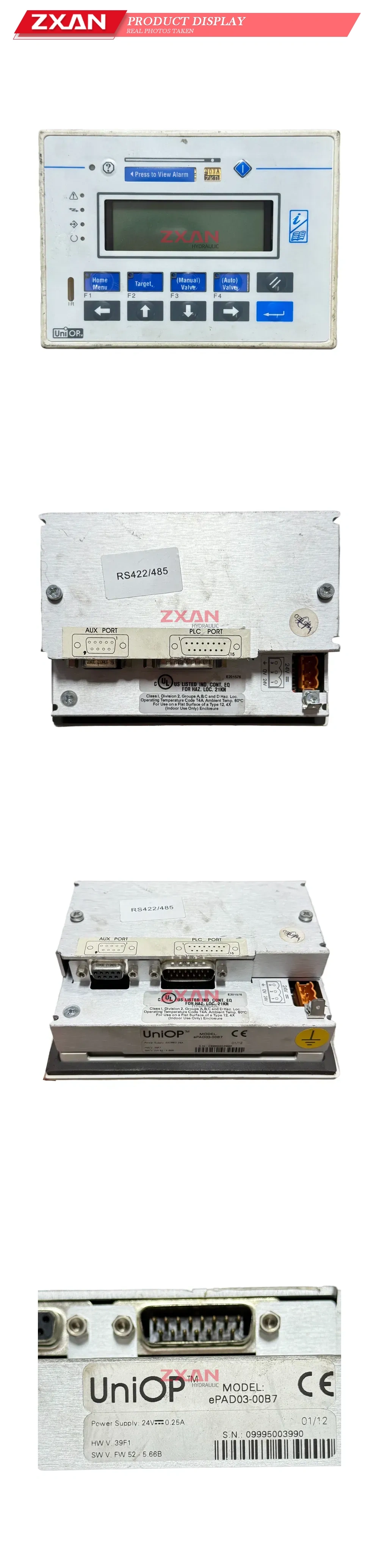 UniOP ePAD03-00B7 Operator Panel Description