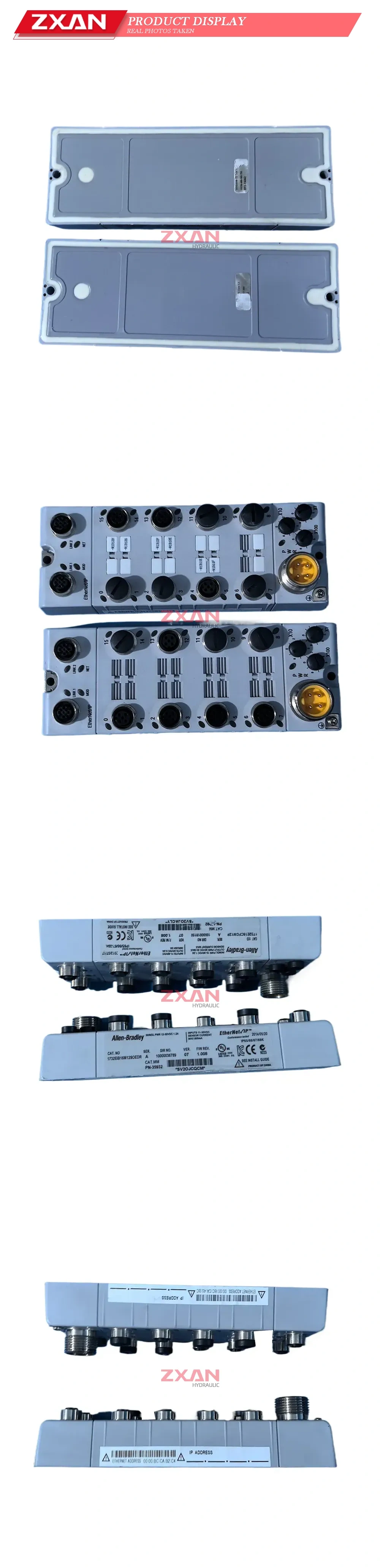 Allen-Bradley 1732E16CFGM12R / 1732EIB16M12SOEDR EtherNet/IP I/O Block (ArmorBlock) Description