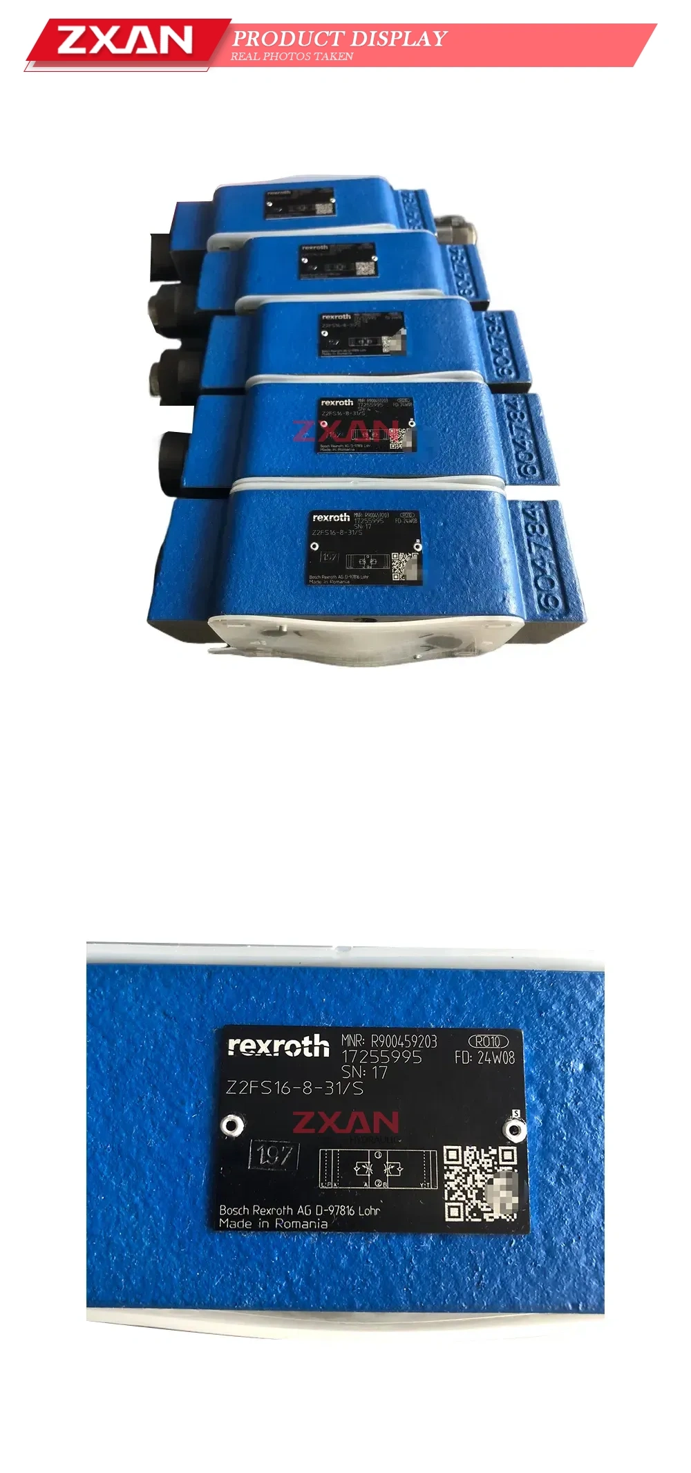 Bosch Rexroth Z2FS16-8-31/S Hydraulic Sandwich Plate Valve (Twin Check Valve) Description