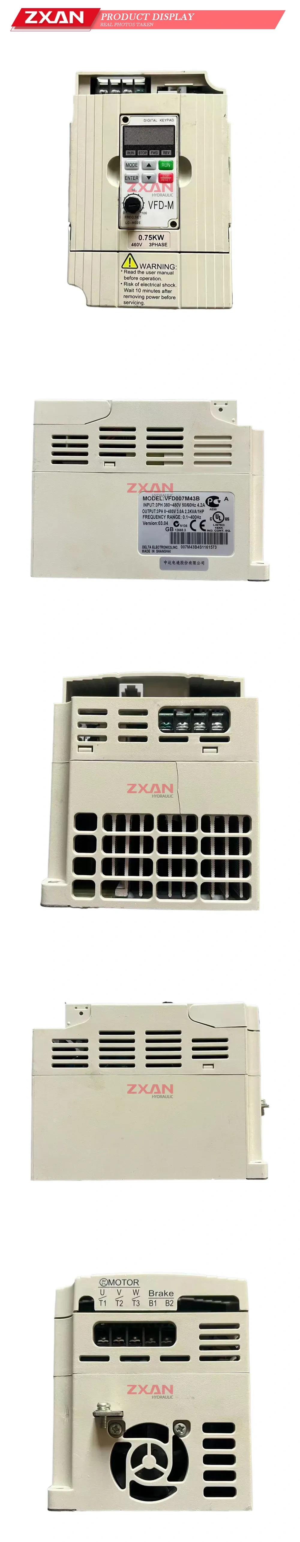 Delta VFD007M43B Variable Frequency Drive Description