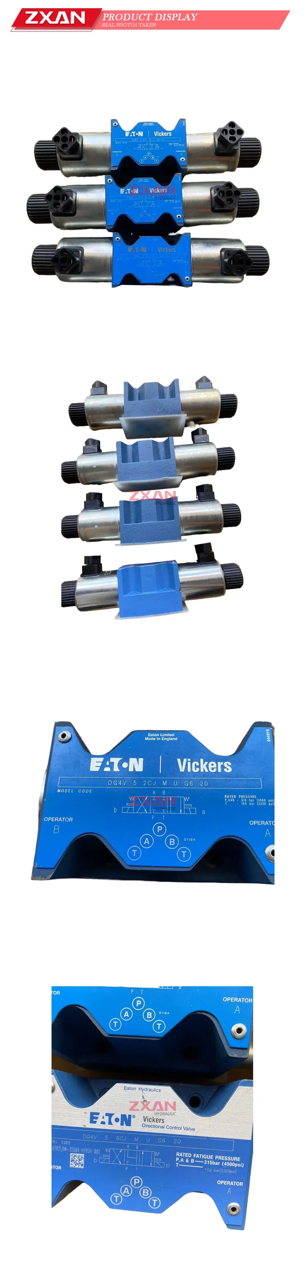 Eaton Vickers DG4V 5 2CJ M U G6 20 / DG4V 5 6CJ M U G6 20 Directional Control Valve Description