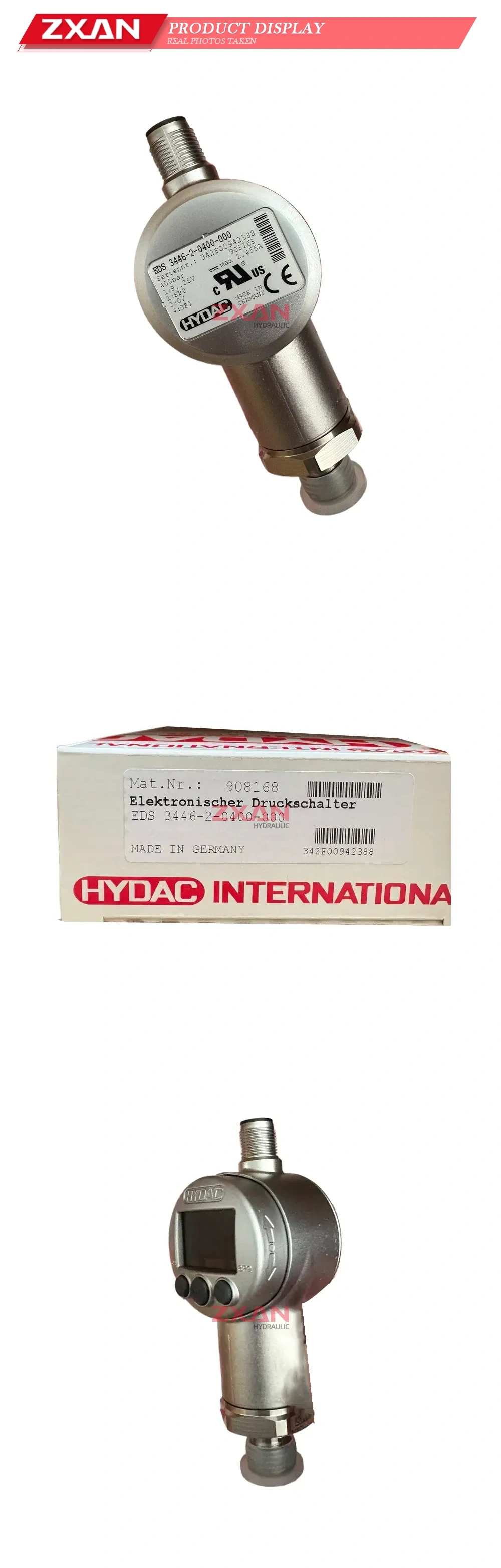 HYDAC EDS 3446-2-0400-000 Electronic Pressure Switch Description