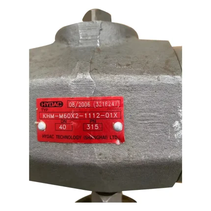 HYDAC KHM-M60X2-1112-01X High Pressure Ball Valve