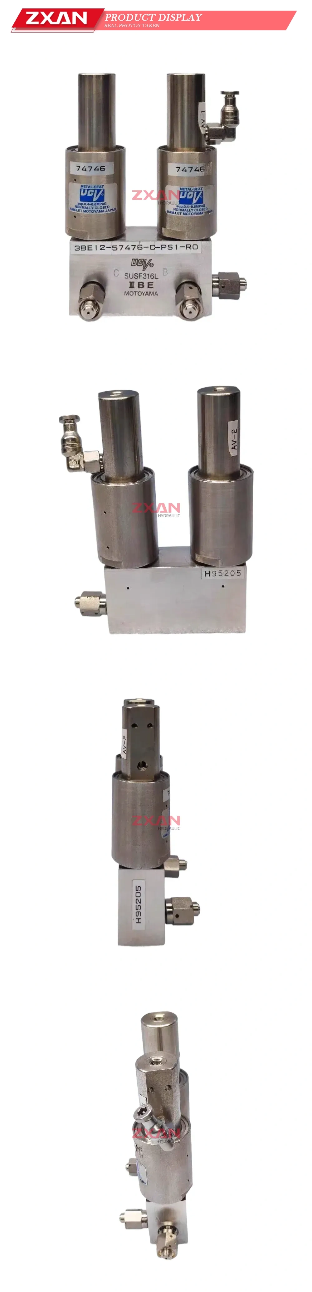 Motoyama 3BE12-57476-C-PS1-RO Metal-Seat Valve Block Assembly Description