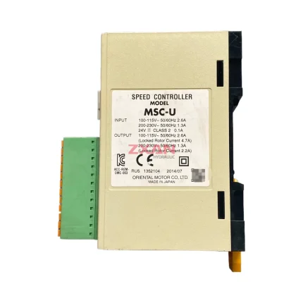 Oriental Motor MSC-U Speed Controller