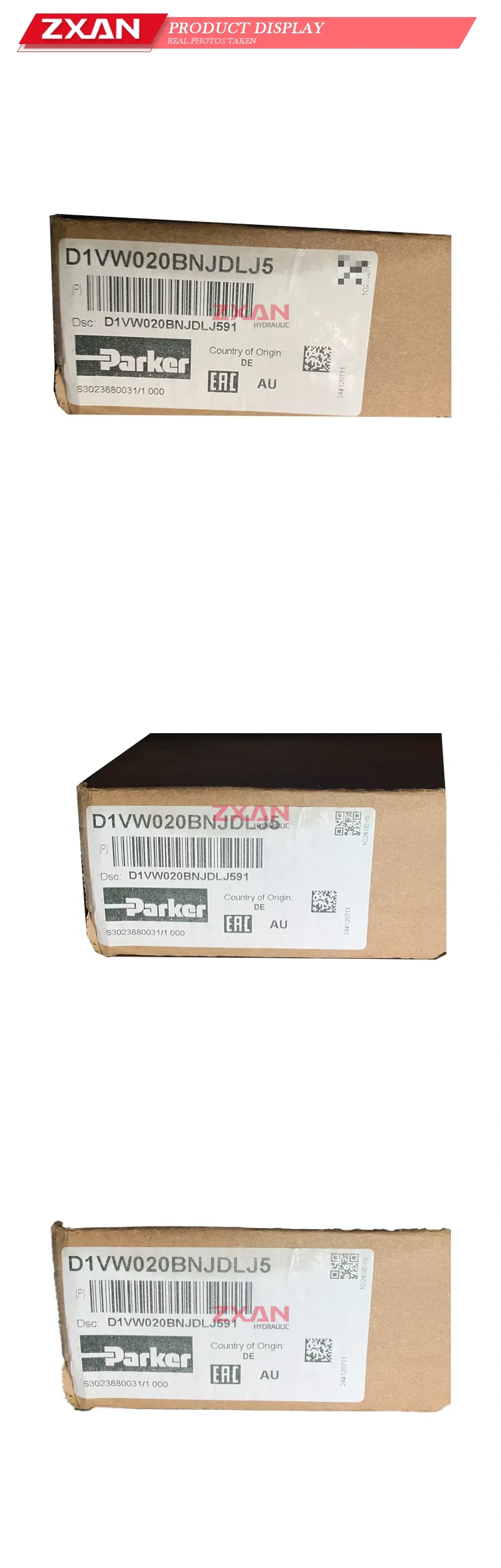 Parker D1VW020BNJDLJ5 Solenoid Directional Control Valve Description