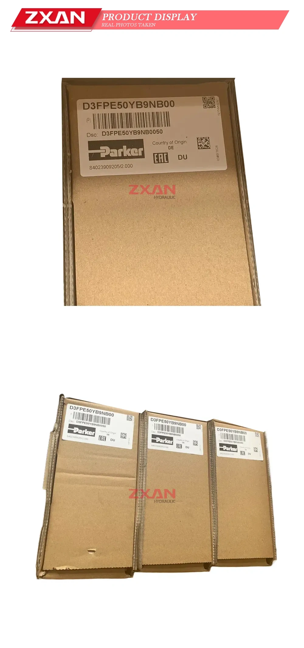 Parker D3FPE50YB9NB00 Proportional Directional Control Valve Description