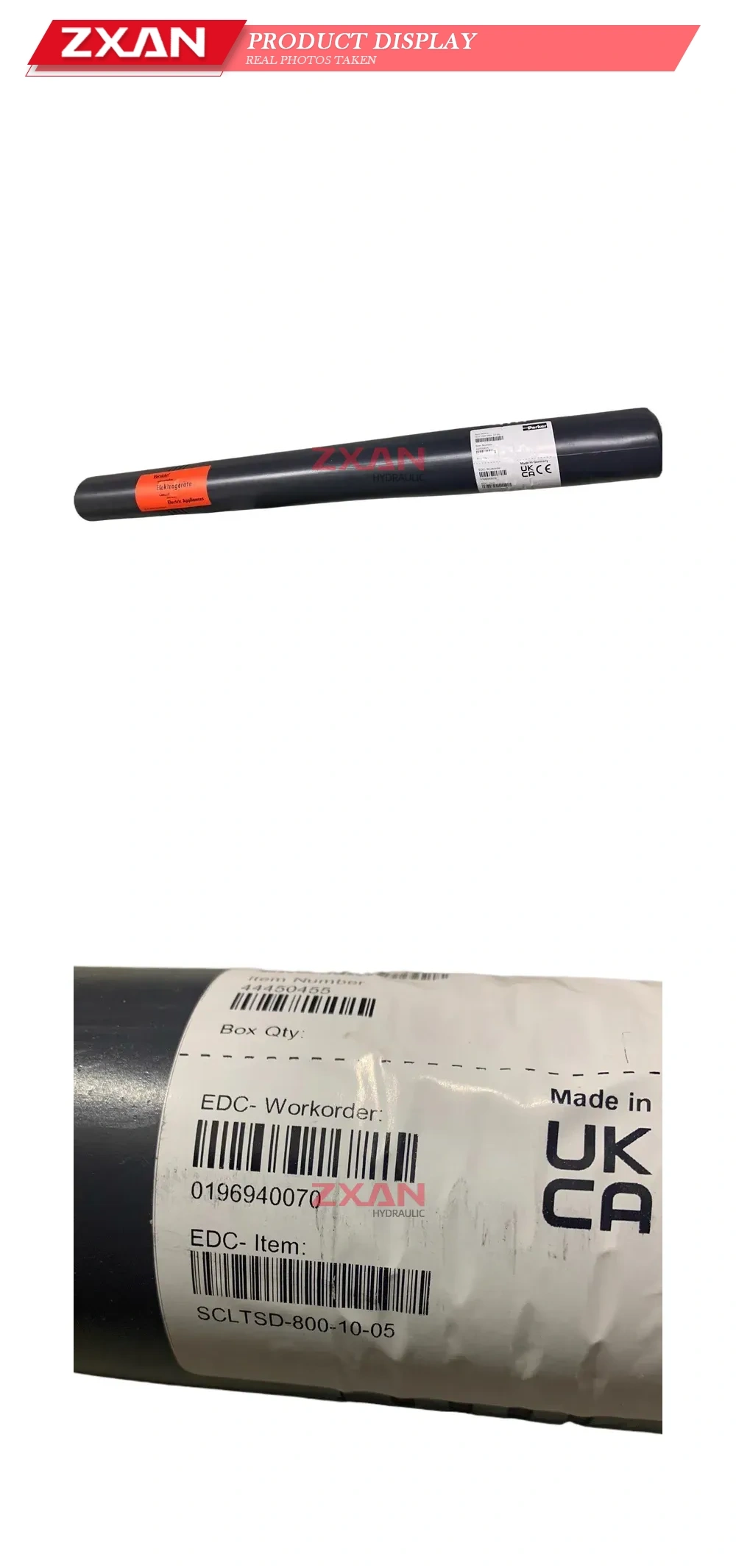 Parker SCLTSD-800-10-05 Hydraulic Cylinder Description