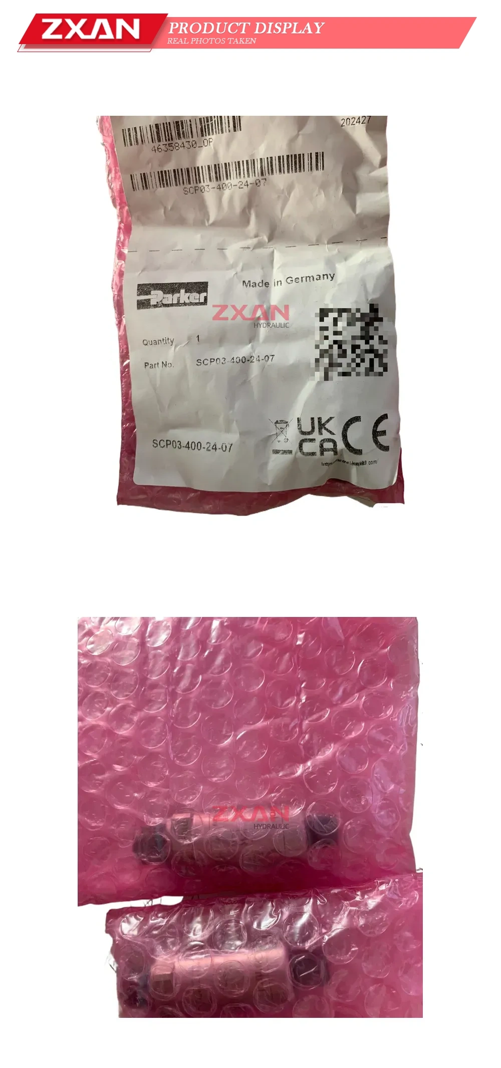 Parker SCP03-400-24-07 Electronic Pressure Switch Description
