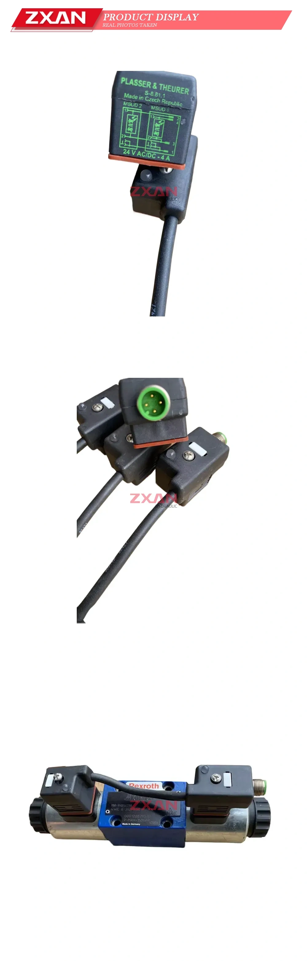 Plasser & Theurer S-8.81.1 Hydraulic Solenoid Valve Coil Description
