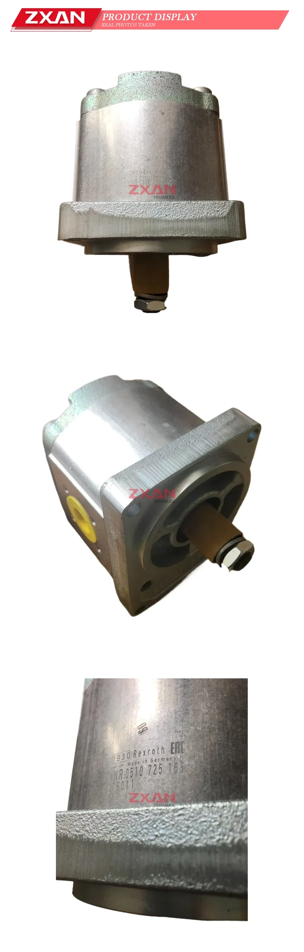 Rexroth 0510 725 165 Hydraulic Gear Pump Description