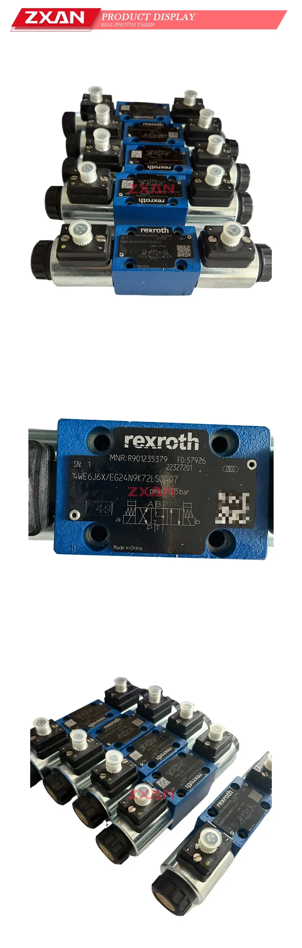 Rexroth 4WE6J6X/EG24N9K72LS0407 Hydraulic Directional Control Valve Description