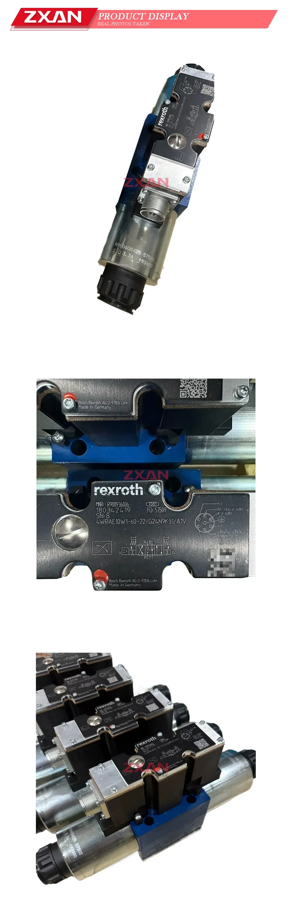 Rexroth 4WRAE10W1-60-22/G24N9K31/A1V Proportional Directional Valve Description