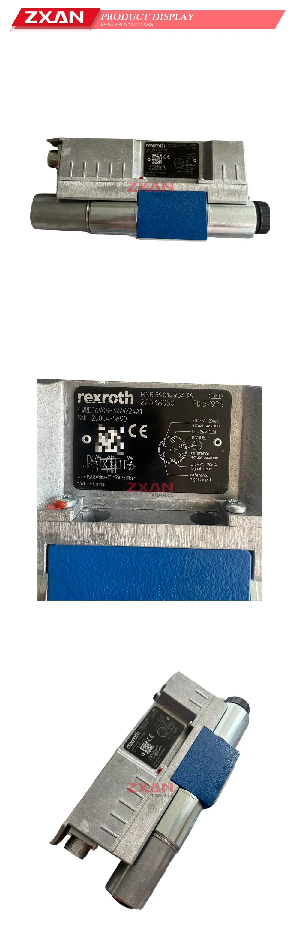 Rexroth 4WREE6V08-3X/V/24A1 Proportional Directional Control Valve Description