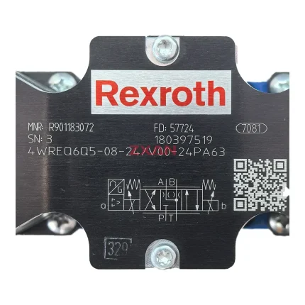 Rexroth 4WREQ6Q5-08-24/V00-24PA63 Proportional Directional Control Valve