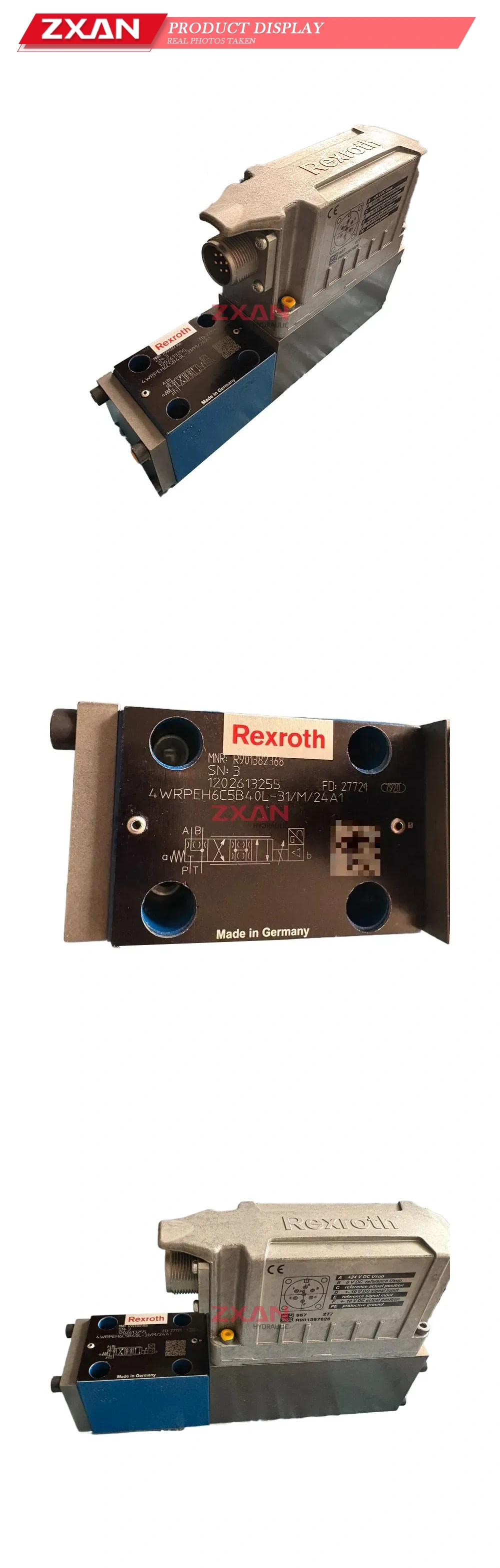 Rexroth 4WRPEH6C5B40L-31/M/24A1 Proportional Directional Control Valve Description