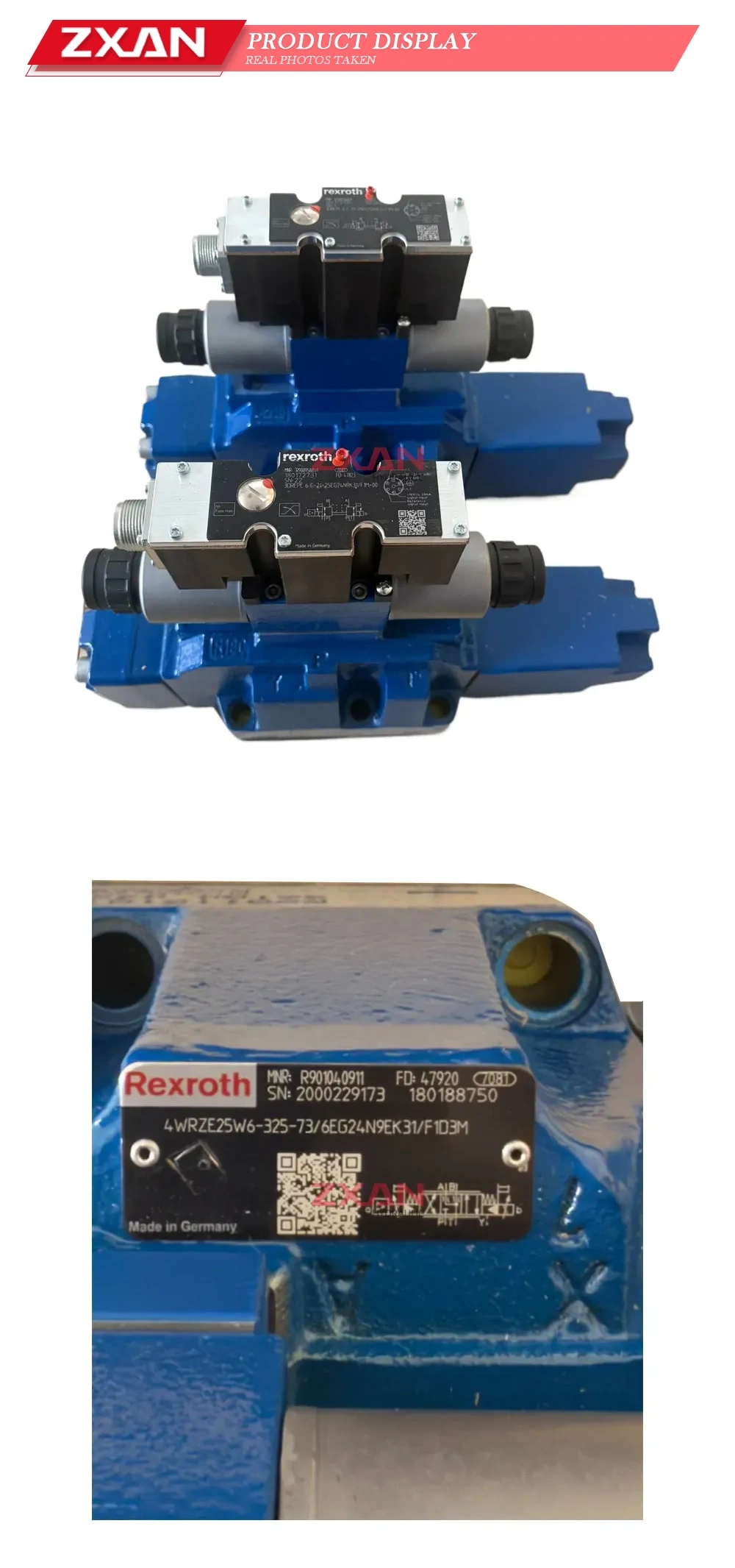 Rexroth 4WRZE25W6-325-73/6EG24N9EK31/F1D3M Proportional Directional Valve Description