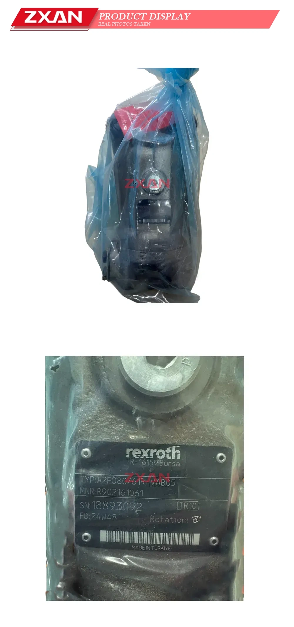 Rexroth A2F080/61R-VAB05 Axial Piston Pump Description