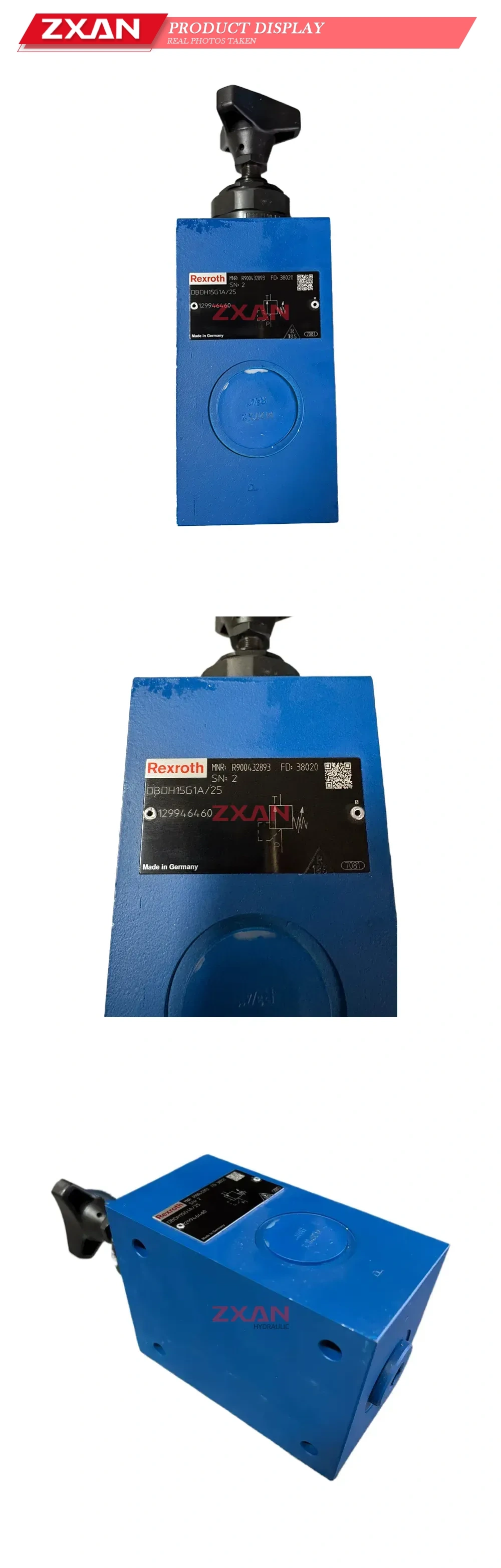 Rexroth DBDH15G1A/25 Direct-acting pressure relief valve Description