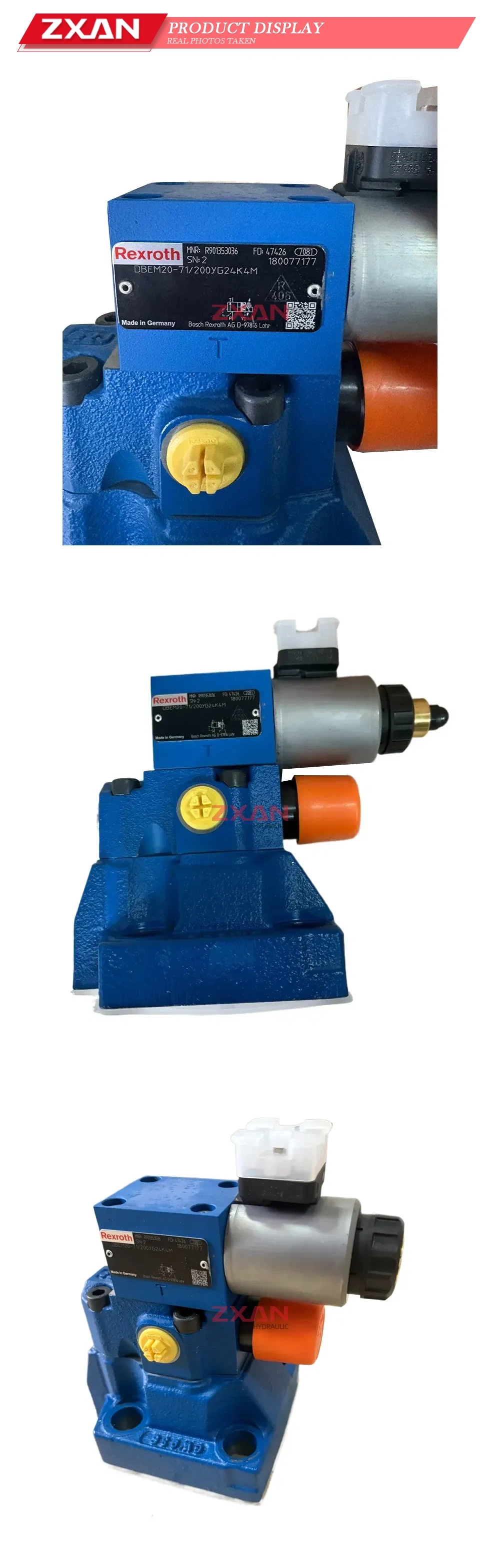 Rexroth DBEM20-71/200YG24K4M Proportional Pressure Relief Valve Description