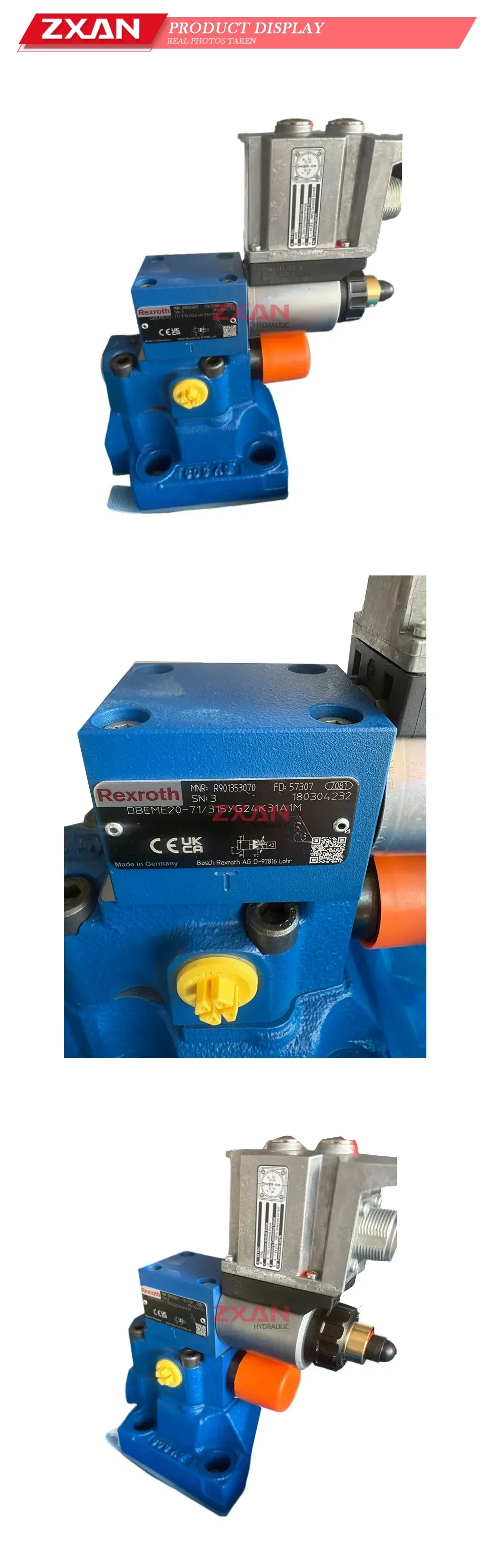 Rexroth DBEME20-71/315YG24K31A1M Proportional Pressure Reducing Valve Description