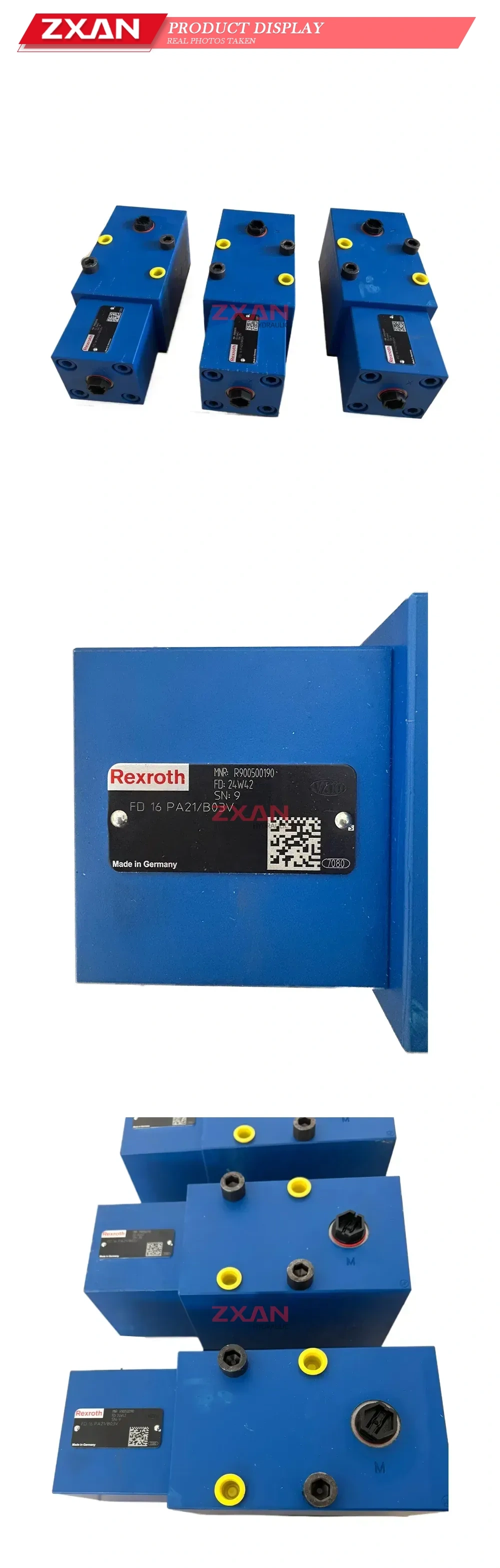 Rexroth FD 16 PA21/B03V Pilot-operated Pressure Relief Valve Description