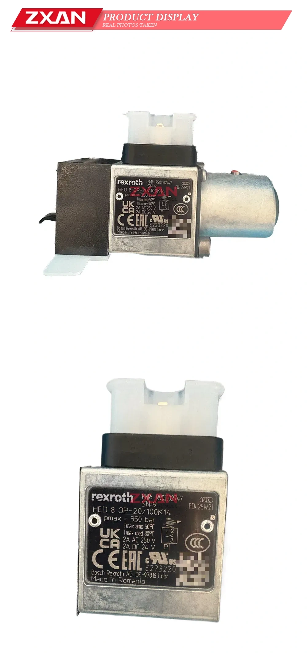 Rexroth HED 8 OP-20/100K14 Pressure Switch Description