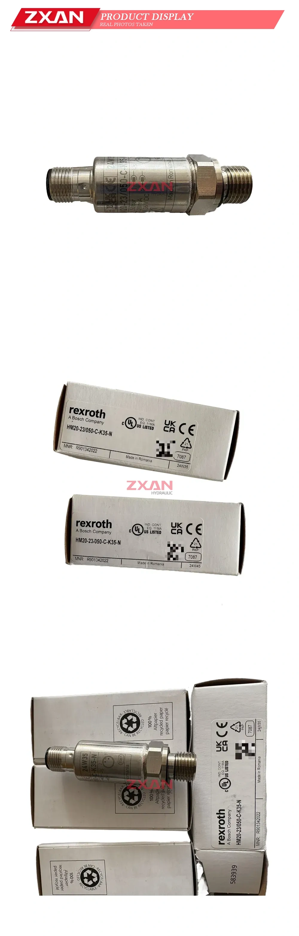 Rexroth HM20-23/050-C-K35-N Pressure Sensor Description