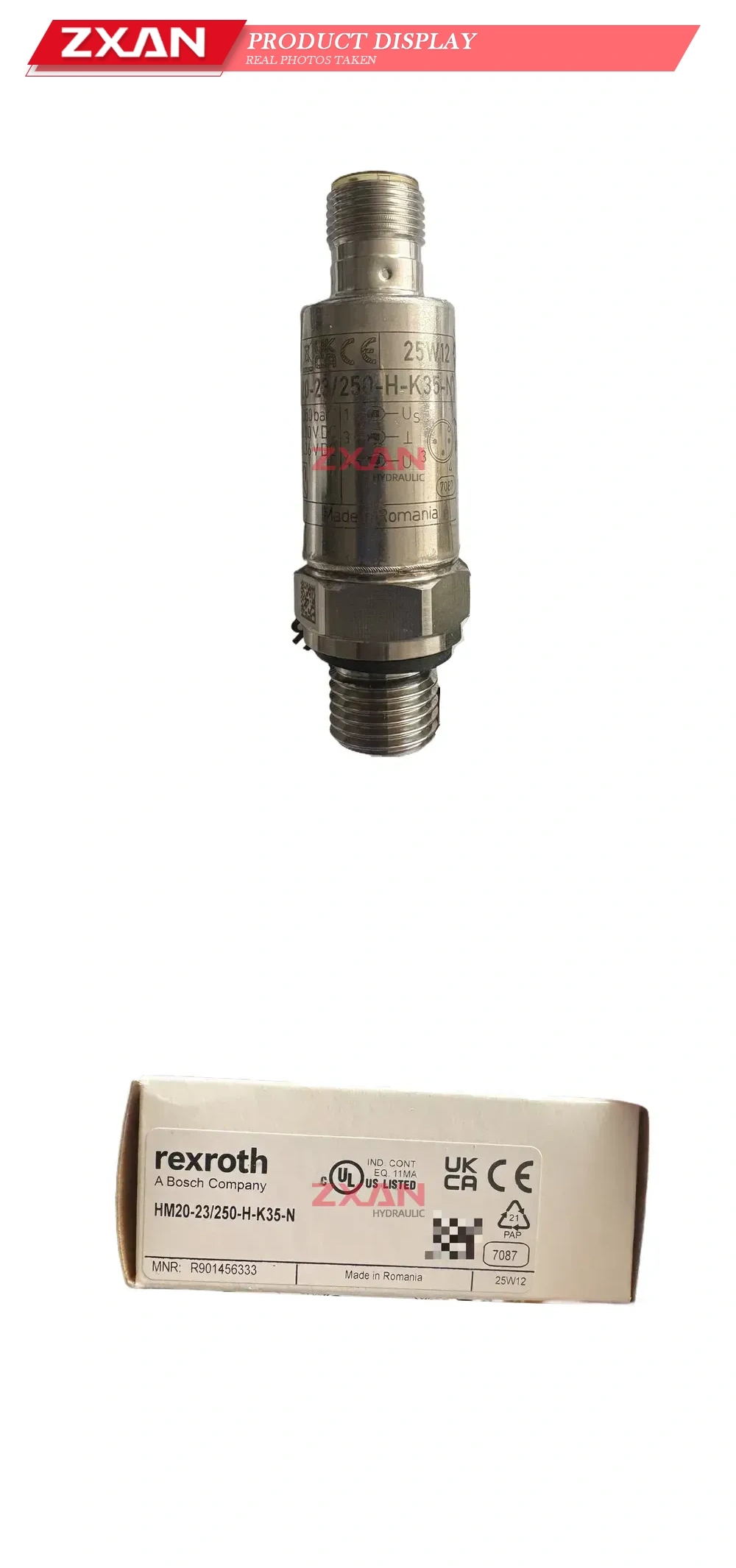 Rexroth HM20-23/250-H-K35-N Pressure Sensor Description
