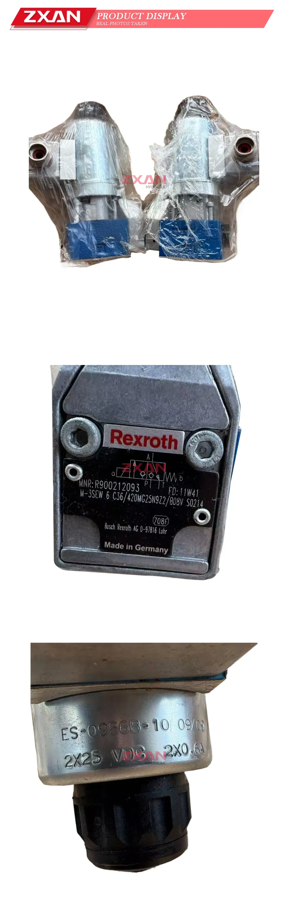 Rexroth M-3SEW 6 C36/420MG25N9Z2/B08V SO214 Solenoid Operated Directional Seat Valve Description