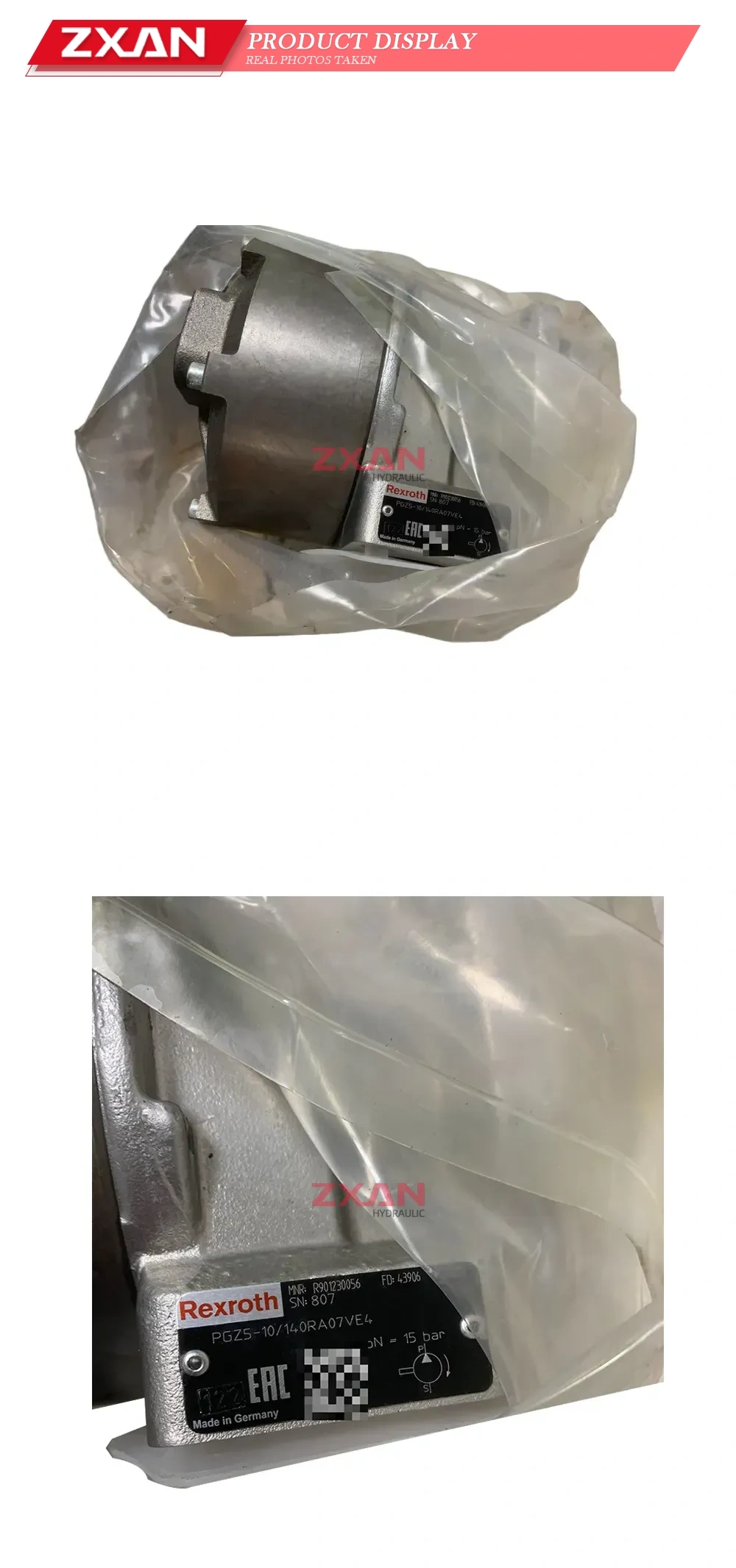 Rexroth PGZ5-10/140RA07VE4 Internal Gear Pump Description