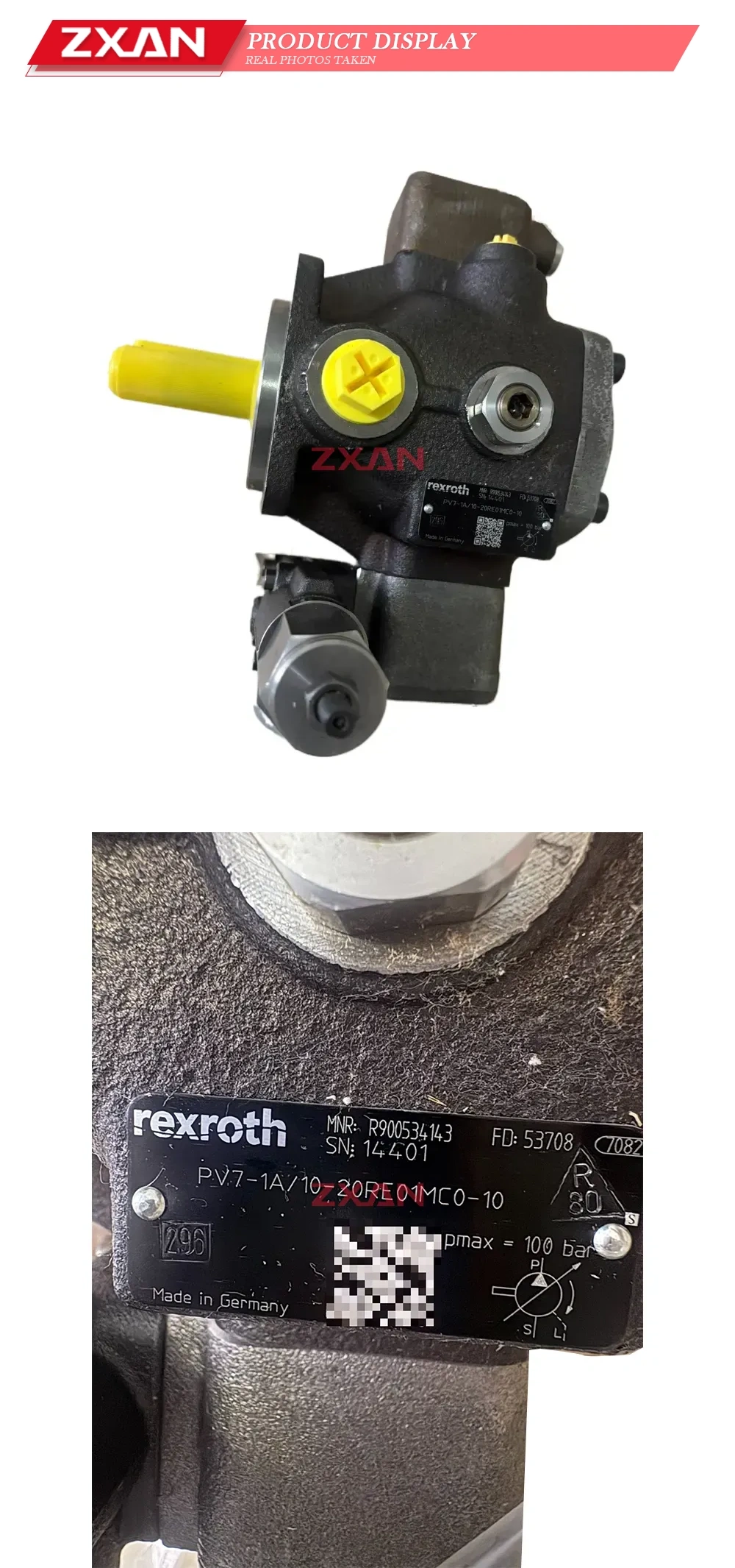 Rexroth PV7-1A/10-20RE01MC0-10 Hydraulic Vane Pump Description