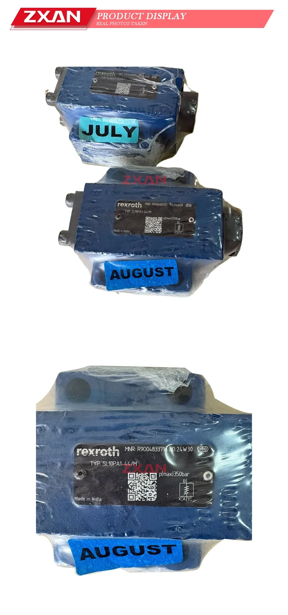 Rexroth SL10PA1-44/M Pilot Operated Check Valve Description
